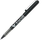 Pilot 718281 Kugelschreiber Roller V-Ball, 0.5 mm, schwarz