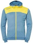 Kempa Herren Kapuzenjacke Emotion 2.0 Kapuzenjacke, Dove Blau/limonengelb, 4XL,