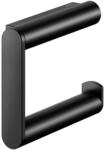 KEUCO Plan Toilettenpapierhalter, offene Form, Metall schwarz matt, Made in Germany,