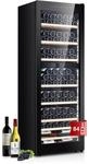 Kalamera Weink&uuml;hlschrank Upgrade, 84 Flaschen, 266 Liter, LED-Innenbeleuchtung