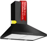Amica Kaminhaube 60 cm 601 m&sup3;/h Abluft Drucktaster LED Beleuchtung Nachlaufautomatik
