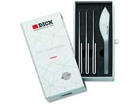 F. DICK Pure Metal Ajax Steakmesser-Set (4-teilig, Messer Set, breites Klingenblatt,
