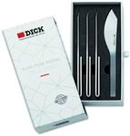 F. DICK Pure Metal Ajax Steakmesser-Set (4-teilig, Messer Set, breites Klingenblatt,