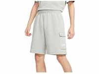 Nike Herren Club Shorts, Dk Grey Heather/Silber/Weiss, XS EU