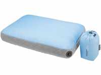 Cocoon Air-Core Pillow Ultralight Größe 28 cm x 38 cm light blue/grey
