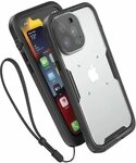 Catalyst Total Protection Waterproof Case iPhone 13 Pro Stealth schwarz und teilweise