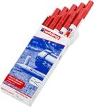 edding 751 Lackmarker - rot - 10 Stifte - Rundspitze 1-2 mm - Lackstift zur