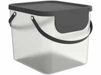 Rotho Albula Aufbewahrungsbox 40l mit Deckel, Kunststoff (PP recycelt),