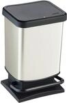 Rotho Paso M&uuml;lleimer 20l mit Pedal und Deckel, Kunststoff (PP) BPA-frei,