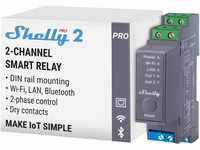 Shelly Pro 2 | Wlan, LAN & Bluetooth 2 Kanäle Smart Relais | Haus- &