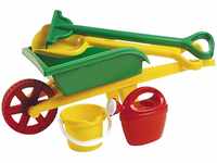 Toyland 6302-0000 Schubkarre Spielzeug mit Garten Zubehör, Mehrfarbig
