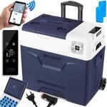 KESSER&reg; Kompressor K&uuml;hlbox auto elektrisch 50L, Camping K&uuml;hlbox 12/24/230V mit