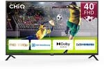 CHIQ 40 Zoll (100 cm) LED Fernseher FHD 1080p, Dolby Audio, Hotelmodu, Media Player,