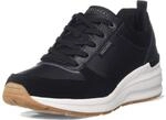 Skechers Billion Subtle Spots Turnschuhe f&uuml;r Damen, Schwarz, 39 EU
