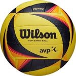 Wilson Unisex-Adult OPTX AVP Game Ball Volleyb&auml;lle, Yellow/Black/ORANGE, Official