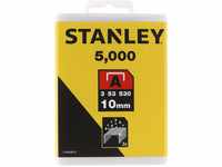 Stanley Klammern Typ A (10 mm, Klammern aus Runddraht für Elektro- und Handtacker
