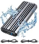 GRAUGEAR Aluminium SSD Geh&auml;use f&uuml;r M.2 NVMe M-Key, IP66 Spritzwassergesch&uuml;tzt,