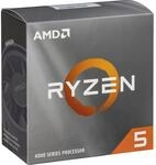 AMD Ryzen 5 4500 Prozessor (6 Kerne/12 Threads, 65W TDP, AM4 Sockel, 11 MB Cache, Bis