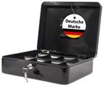 MAUL Geldkassette 4 aus Stahl | abschlie&szlig;bar | M&uuml;nzgeld-Einsatz herausnehmbar | 30