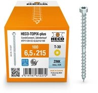 HECO-TOPIX-plus CombiConnect 6,5 x 215, Holzbauschraube, Zylinderkopf, T-Drive,...