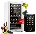 Klarstein Shiraz Weink&uuml;hlschrank Wei&szlig; &ndash; 28 Flaschen, 74 L, 1 Zone 