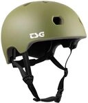 TSG, Meta Solid Color, Fahrradhelm, Olive, S/M_35, Unisex -Kinder