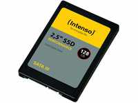 Intenso Interne 2,5" SSD SATA III Performance, 128 GB, 550 MB/Sekunden, Schwarz