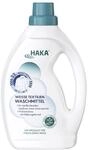 HAKA Wei&szlig; Waschmittel fl&uuml;ssig, 1 L 33 WL, gegen Grauschleier, Knitterschutz