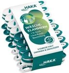 HAKA W&auml;scheklammern, 16 St&uuml;ck, stabil & langlebig, ohne Abdruck, Starke Klammern