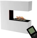 GLOW FIRE Wasserdampf Kamin Schiller (Standkamin) - Elektrokamin mit realistischen