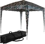 INSTENT Pavillon 3 x 3 m Basic wasserdicht UV Schutz 50+, Woodland