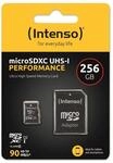Intenso microSDXC 256GB Class 10 UHS-I U1 Performance