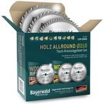Bayerwald Kreiss&auml;geblatt Set &Oslash; 216 (3 tlg.) - f&uuml;r NE-Metall & Holz - geeignet f&uuml;r