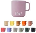 Design Letters Kaffeebecher Porzellan Lavendel LOVE | Dekorativ Kaffeetasse 