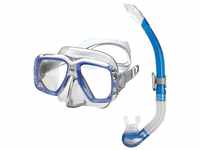 Mares Combo Ray, Tauchmaske und Snorkel, Blue/White/Clear, One Size