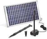 esotec Solar Teichpumpenset 25 875 Pro, Sprinklerpumpe 875l/h, Erdspie&szlig;, Solarmodul