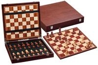 Philos 2504 - Schach, Schachspiel, Schachset Exklusiv mit Schachbrett und