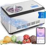 Klarstein Eismaschine, Softeismaschine f&uuml;r Joghurt, Softeis & Frozen Yogurt,...