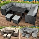 BRAST Gartenm&ouml;bel Set Family | bis zu 11 Personen viele Farben | inkl. extra...