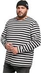 Urban Classics Herren Regular Stripe LS &ndash; Langarm T-Shirt im Regular Fit aus