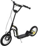 HOMCOM Kinderroller Scooter Tretroller mit verstellbarem Lenker, gro&szlig;en...