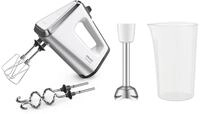 Krups 3 Mix 9000 Handmixer, 750 Watt, Geschwindigkeitsregler, Turbomodus,