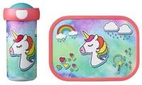 Mepal Campus Lunch-Set f&uuml;r Kinder - Unicorn - Verschlussbecher & Lunch Box -...