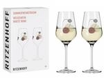 RITZENHOFF 3611002 Wei&szlig;weinglas 300 ml &ndash; Serie Sommerwendtraum Set Nr. 2 &ndash; 2