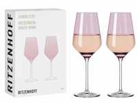 Ritzenhoff 3641003 Weißweinglas 300 ml – Serie Fjordlicht Nr. 3 – 2 Stück mit