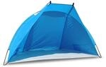 outdoorer Strandmuschel Helios - ideale Reise-Strandmuschel, UV Schutz 80,