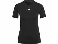 adidas Damen Train T Shirt, Schwarz / Weiß, XS EU