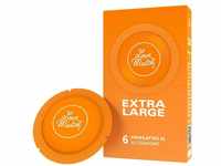 LoveMatch «Extra Large» 6 breitere Kondome aus Italien, 57mm nominale Breite,