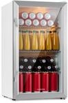 Klarstein Mini K&uuml;hlschrank mit Glast&uuml;r f&uuml;r Zimmer, Getr&auml;nkek&uuml;hlschrank mit