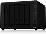 Synology DS1522+ 5-Bay DiskStation NAS AMD Ryzen R1600 8GB Ram 4xRJ-45 1GbE LAN-Port,